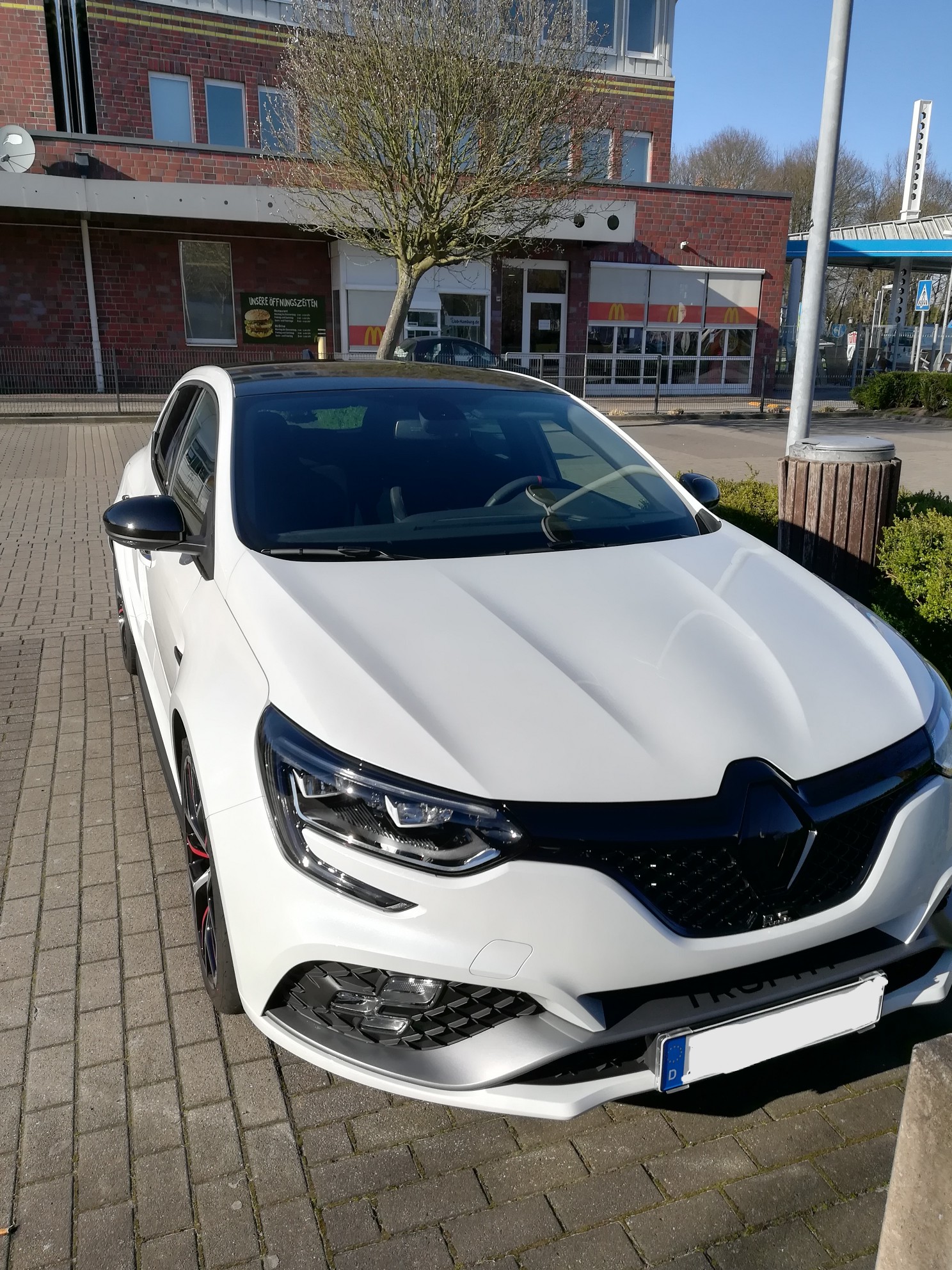 Megane RS Trophy Rhombe schwarz foliert